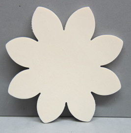 Sperrholz-Blume 12cm
